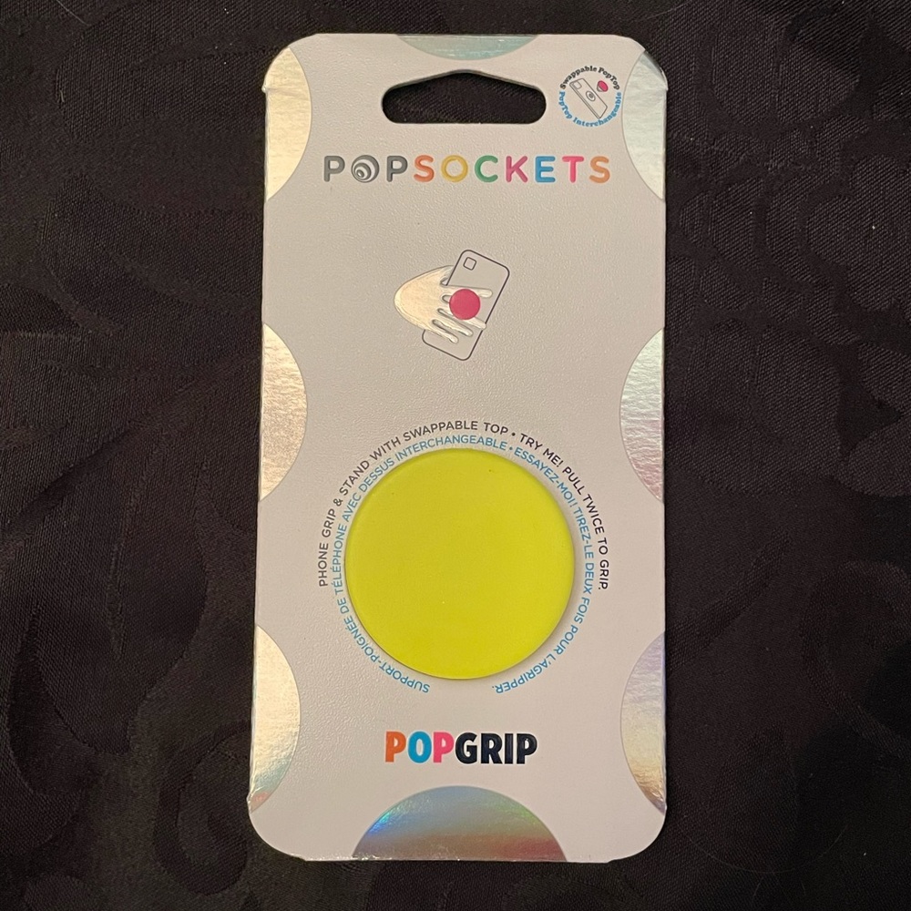 💗3 for $20💗 NWT Neon Yellow PopSocket